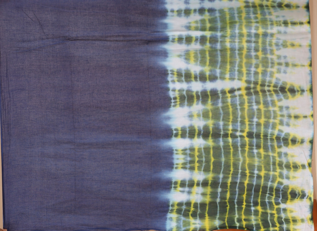 Pure Cotton Mulmul Saree Shibori Tie and Dye Design Woven Handloom Saree