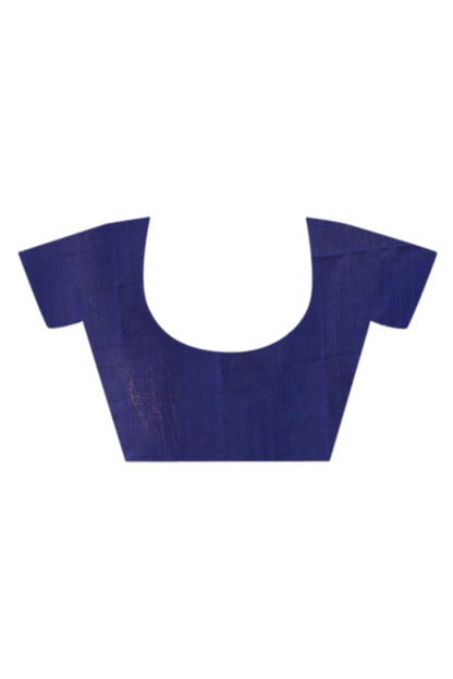 Cotton Handloom Saree Striped, Color Block Handloom Cotton Blend Saree