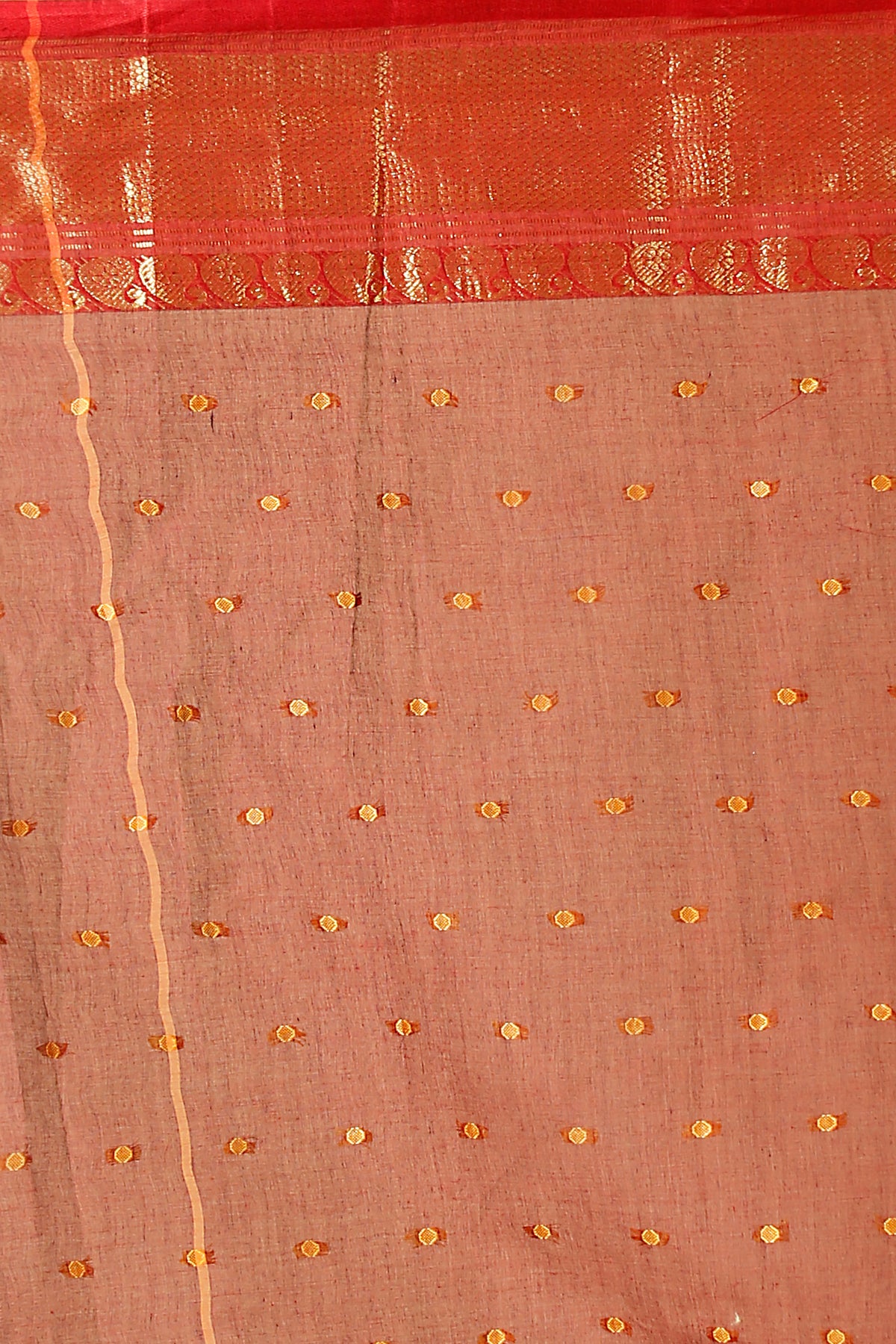 Pure Cotton Tant Saree Woven, Embellished, Embroidered Tant Pure Cotton Saree
